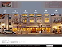 Tablet Screenshot of montereyhotel.com